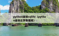 python连接sqlite（python连接达梦数据库）